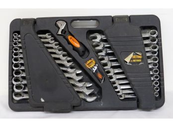 TacTix Metric And SAE Crescent Wrench Set - Complete