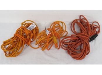 Assortment Of Outdoor Extension Cords - 25 & 50ft