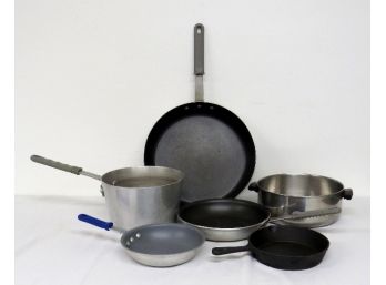 A Mixed Lot Of Cooking Pans