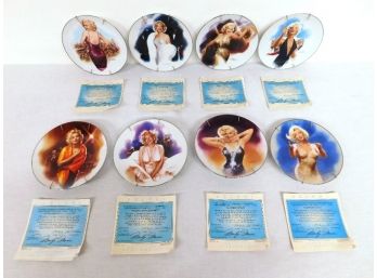 'The Magic Of Marilyn' Collection - 8 Collector Plates Bradford Exchange 1992 By Chris Notarile