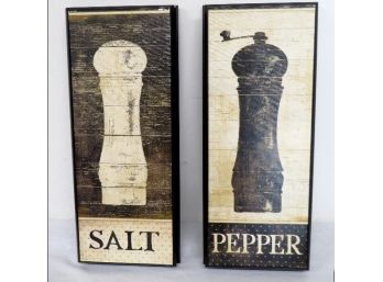 Salt & Pepper Kitchen Canvas Decorations
