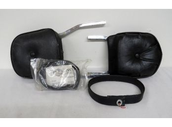 2 Back Motorcycle Seats With Seat & Grab Straps