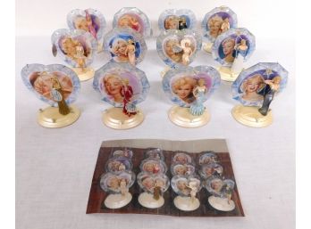Marilyn Monroe Complete Set Of 12  'Facets Of Marilyn'  Heirloom Ornaments By The Bradford Exchange RARE