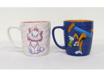 A Pairing Of 2 Ceramic Disney Mugs