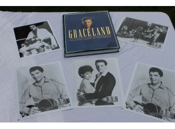 Elvis Collection - Graceland The Living Legacy Of Elvis Presley & Five 8.5' X 11' Movie Photos