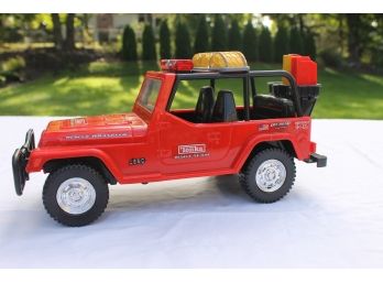2002 Tonka Off Road Jeep Emergency Toy Vehicle With Sounds