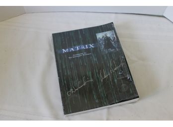 Rare Matrix Screenplay Signed By The Wachowski Brothers