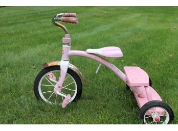 Girl's Pink Radio Flyer Tricycle