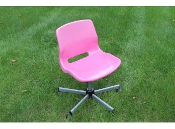 Pink Ikea Rotating Office/Home Desk Chair