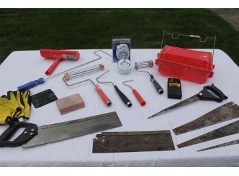 Lot Of Misc. Tools, Saws, Painting Etc.