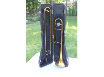Vintage Conn Director Slide Trombone With Hard Carrying Case - Rare Instrument