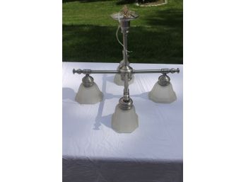 Heavy Solid Hanging Wired Ceiling Light 22'w X 18'H