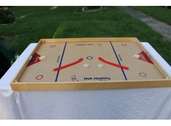 Table Top Nok Hockey Game By Carrom - Large Wood Surface - Measures 35' X 47'