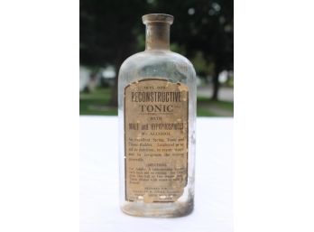Vintage Meriden CT Reconstructive Tonic Bottle - Snake Oil - Very Old