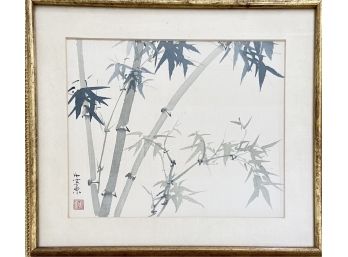 Chinese Watercolor Bamboo Painting