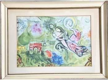 Chagall- Berlioz Romo Et Juliette From The Paris Opera House Ceiling, Limited Edition Print