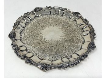 Vintage Silver Plate Tray