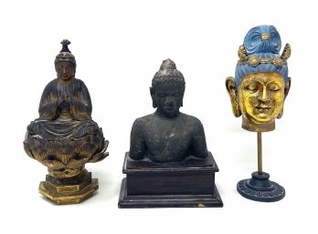 Three Buddha Statues