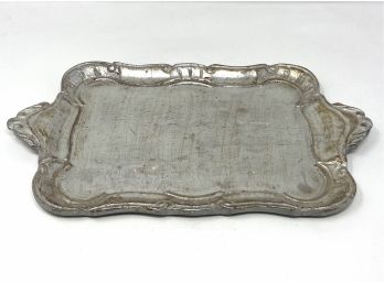 Vintage Painted Wooden Tray