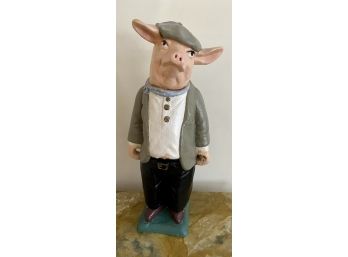 Gentleman Pig Statue