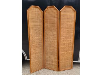 3 Panel Wooden Screen