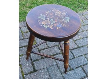 Hitchcock Furniture Co Stenciled Stool