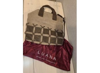 Luna Suede Bag W Dust Cover Bag, Great Condition