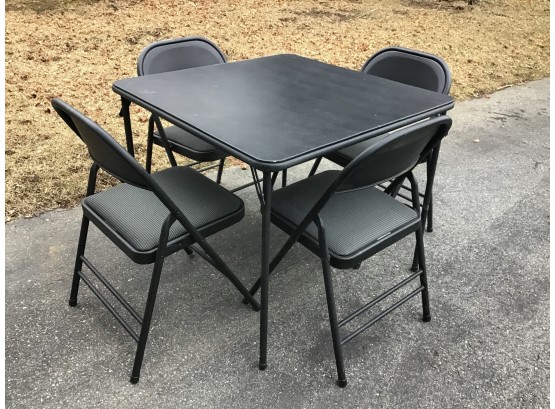 Card Table And 4 Chairs