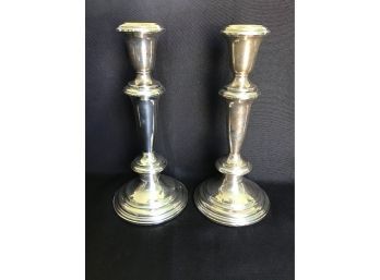 Sterling Silver Candlesticks - Empire (2 Of 2)