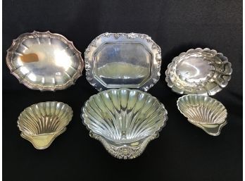 Silver Plated Small Tray Lot