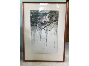Chinese Watercolor, Signed - 21 X 29