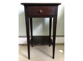 Meetinghouse Mahogany Single Drawer End Table - Possible Project Piece