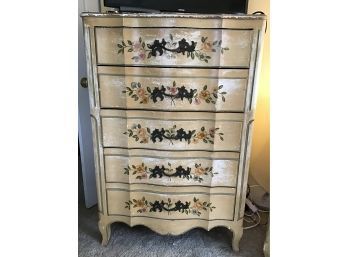 French Provincial 5 Drawer Tall Chest  - Project Piece