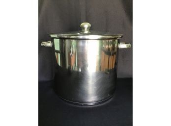 Large Stainless Lidded Pot By Well Equipped Kitchen