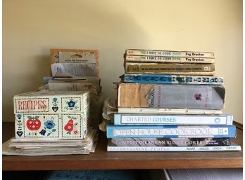 Cookbooks - Old And New- And Recipe Cards