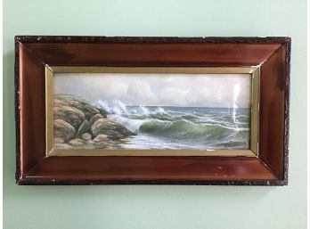 Framed Watercolor, Signed CGD
