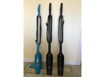 Set Of 3 Bissell Featherweight Vacuums