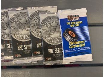 (5) Pack Lot Of Sealed Hockey Cards