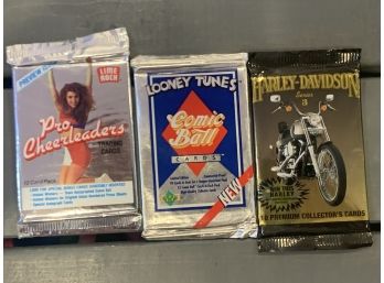 (3) Pack Lot Of Assorted Trading Cards