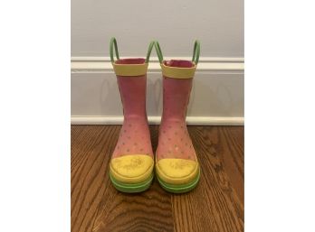 Hello Kitten Rain Boots Size 9/10k