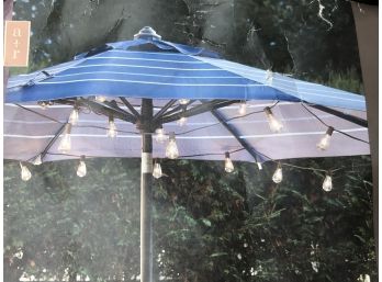 Allen & Roth 9’ Outdoor Market Umbrella And Stand