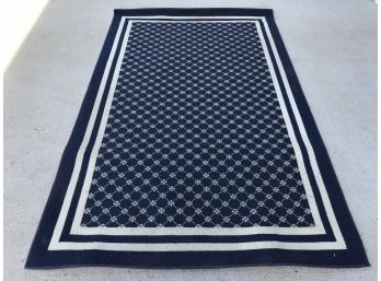 Blue And White Area Rug