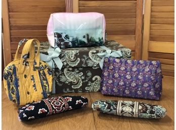 Collection Of Small Cosmetic Bags And Wallets