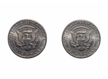 Kennedy 1971 & 1974 Half Dollar Coin