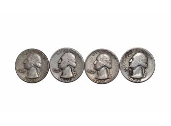 Silver Quarters  1959 - 1946 - 1943 - 1964