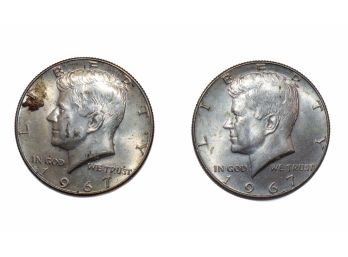 Kennedy 1967 Half Dollar Coins