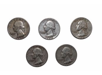Silver Quarters  1964 - 1964 - 1964 - 1956 - 1953