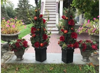 Red Rose Topiaries And Arrangements  - Wilton Pickup
