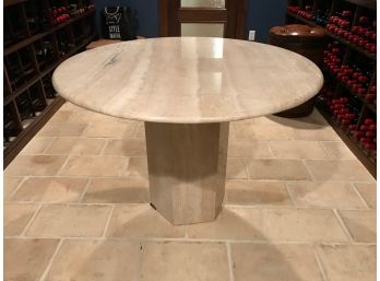 Round Marble Pedestal Table - Bridgeport Pickup