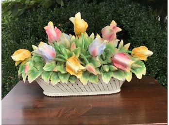 Vintage Capodimonte Floral Arrangement  - Wilton Pickup